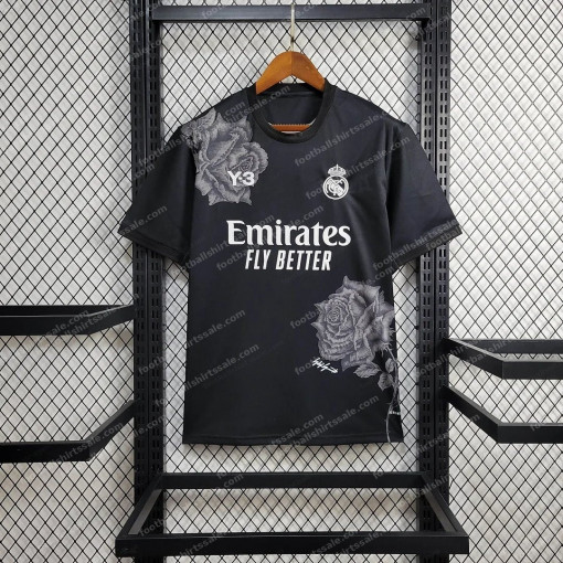 2024/2025 Real Madrid Y-3 Special Edition Black Football Shirt