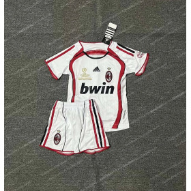 2006/2007 Retro AC Milan Away Soccer Jersey Kids Size