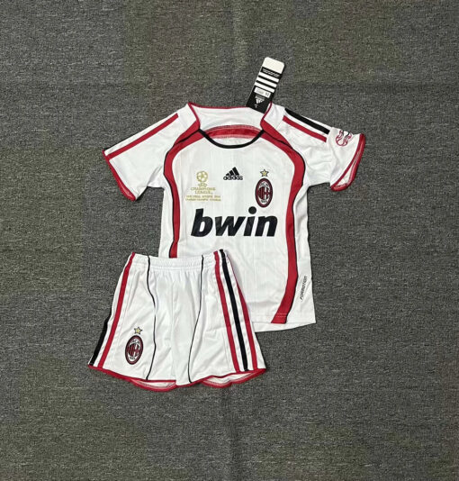 2006/2007 Retro AC Milan Away Soccer Jersey Kids Size