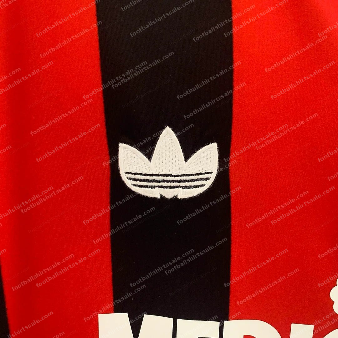 1990/1991 Retro AC Milan Home Football Shirt 1:1 Thai Quality - Detail 2