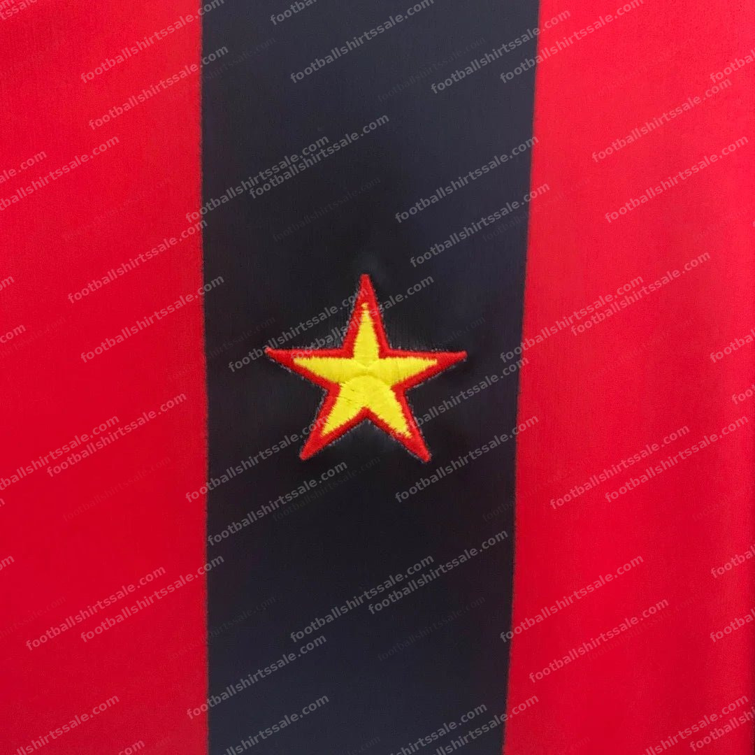 1990/1991 Retro AC Milan Home Football Shirt 1:1 Thai Quality - Detail 3