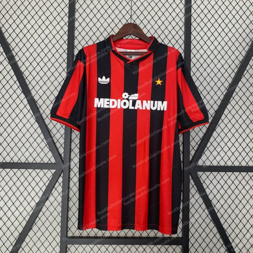 1990/1991 Retro AC Milan Home Football Shirt