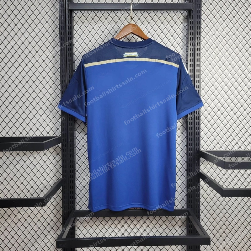 2014 Retro Argentina National Team Away Jersey - Detail 1