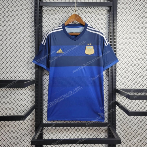 2014 Retro Argentina National Team Away Jersey