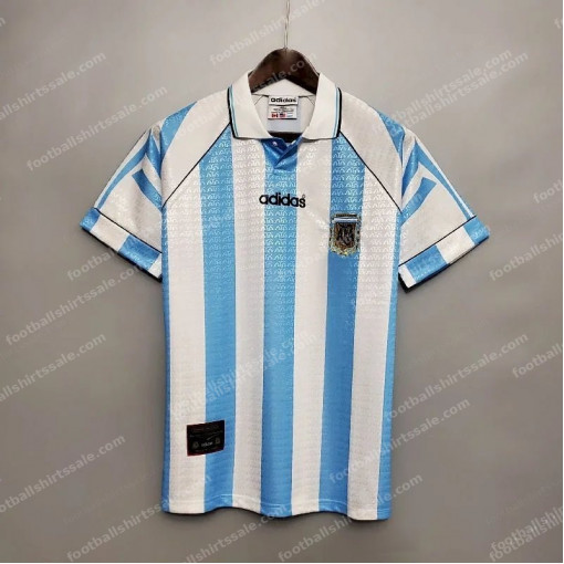 1996 Retro Argentina National Team Home Jersey