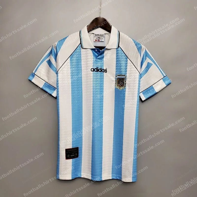 1996 Retro Argentina National Team Home Jersey