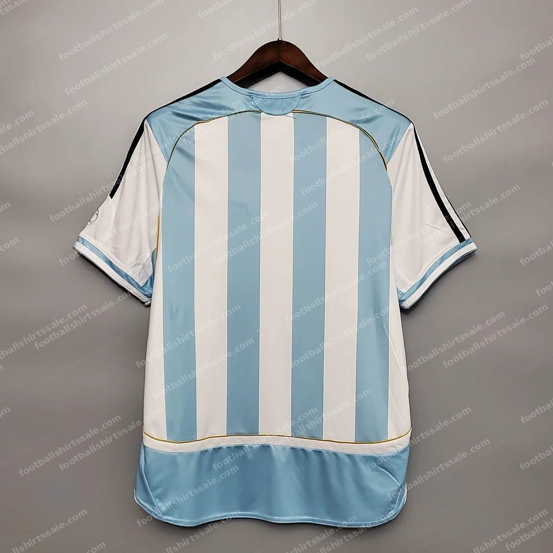 2006 Retro Argentina National Team Home Jersey - Detail 1