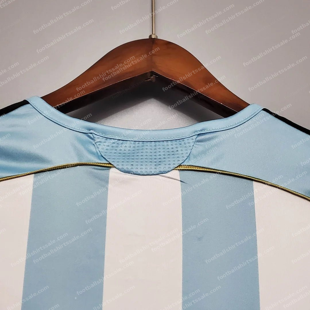 2006 Retro Argentina National Team Home Jersey - Detail 3