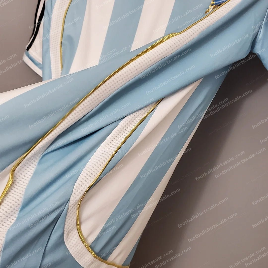 2006 Retro Argentina National Team Home Jersey - Detail 5
