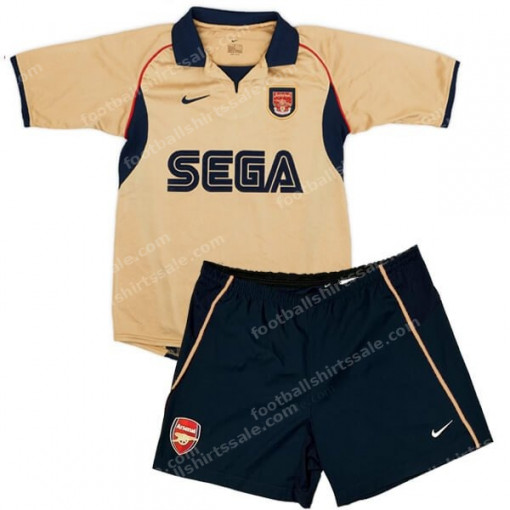Retro Arsenal Away Kids Kit 01/02