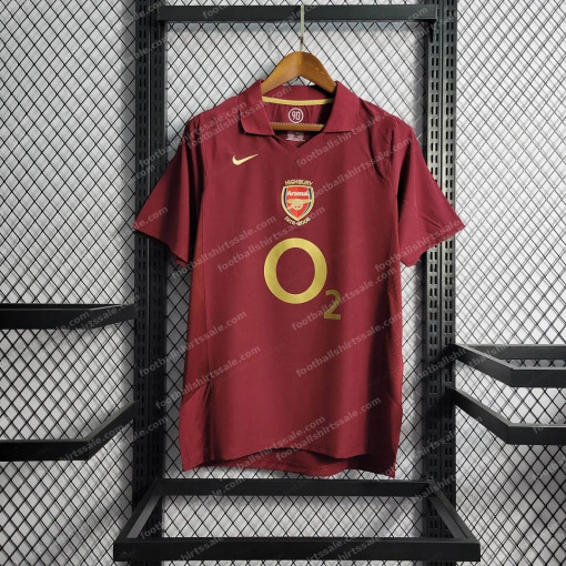 2005/2006 Retro Arsenal Home Football Shirt