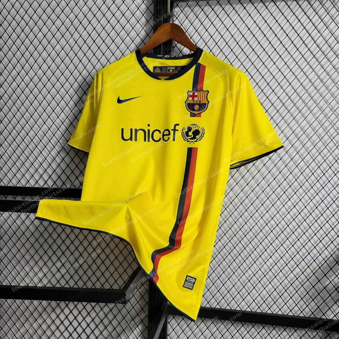 2008/2009 Retro Barcelona Away Football Shirt 1:1 Thai Quality - Detail 2