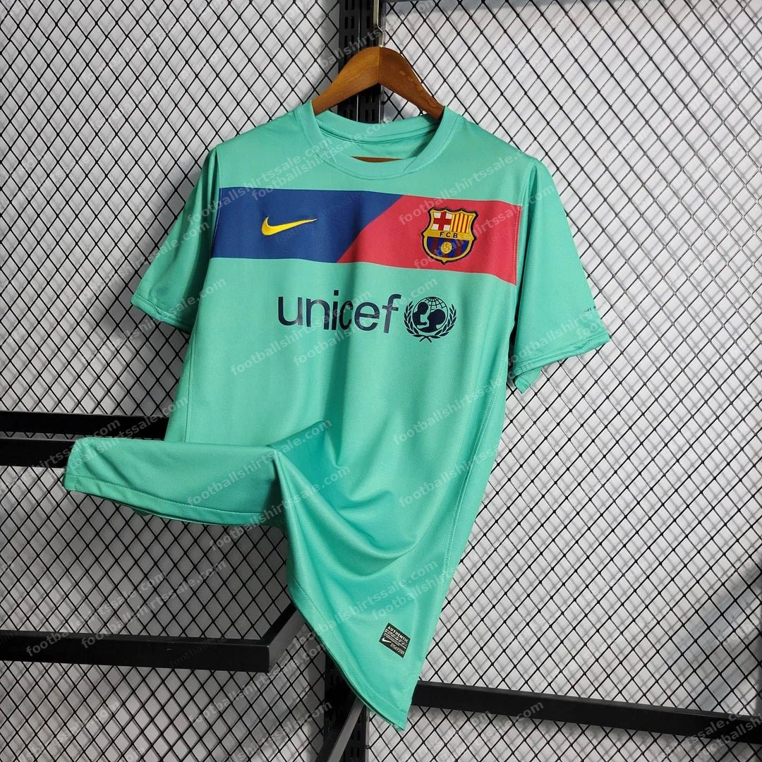 2010/2011 Retro Barcelona Away Football Shirt 1:1 Thai Quality - Detail 2