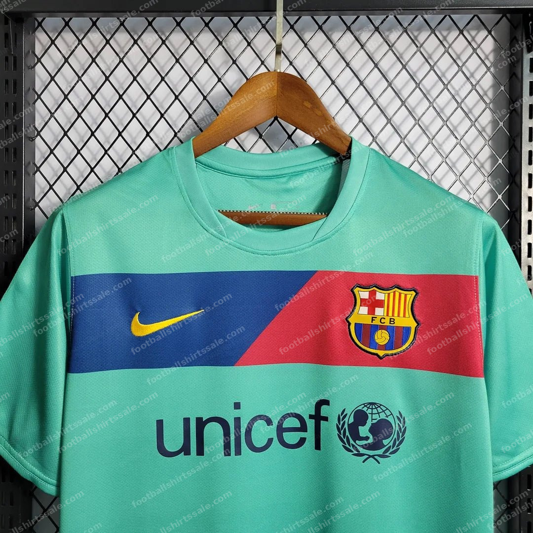 2010/2011 Retro Barcelona Away Football Shirt 1:1 Thai Quality - Detail 3