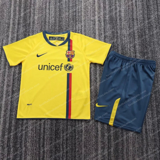 2008/2009 Retro Barcelona Away Football Shirt Kids Size