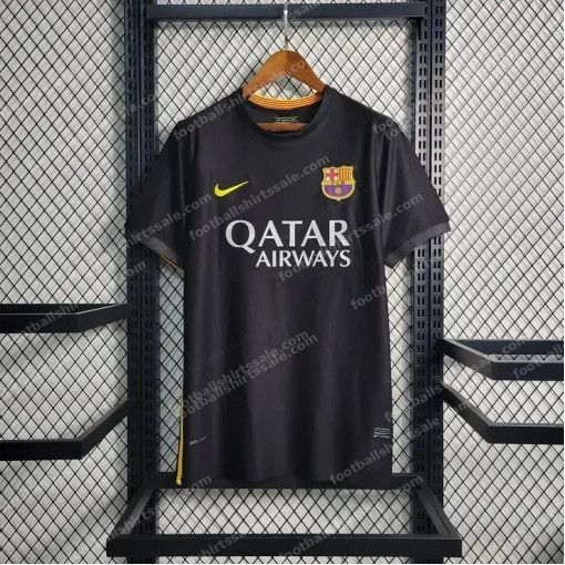 2013/2014 Retro Barcelona Black Football Shirt