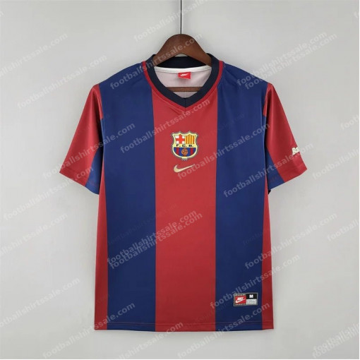 1998/1999 Retro Barcelona Football Shirt Home