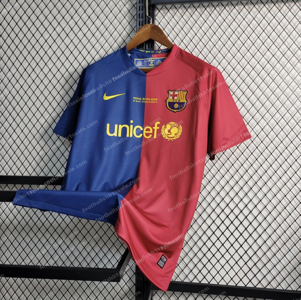 2008/2009 Retro Barcelona Football Shirt Home 1:1 Thai Quality - Detail 3