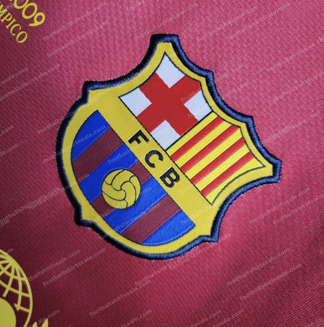 2008/2009 Retro Barcelona Football Shirt Home 1:1 Thai Quality - Detail 4