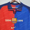 1999/2000 Retro Barcelona Home 100th Anniversary Version Football Shirt 1:1 Thai Quality - Detail 2