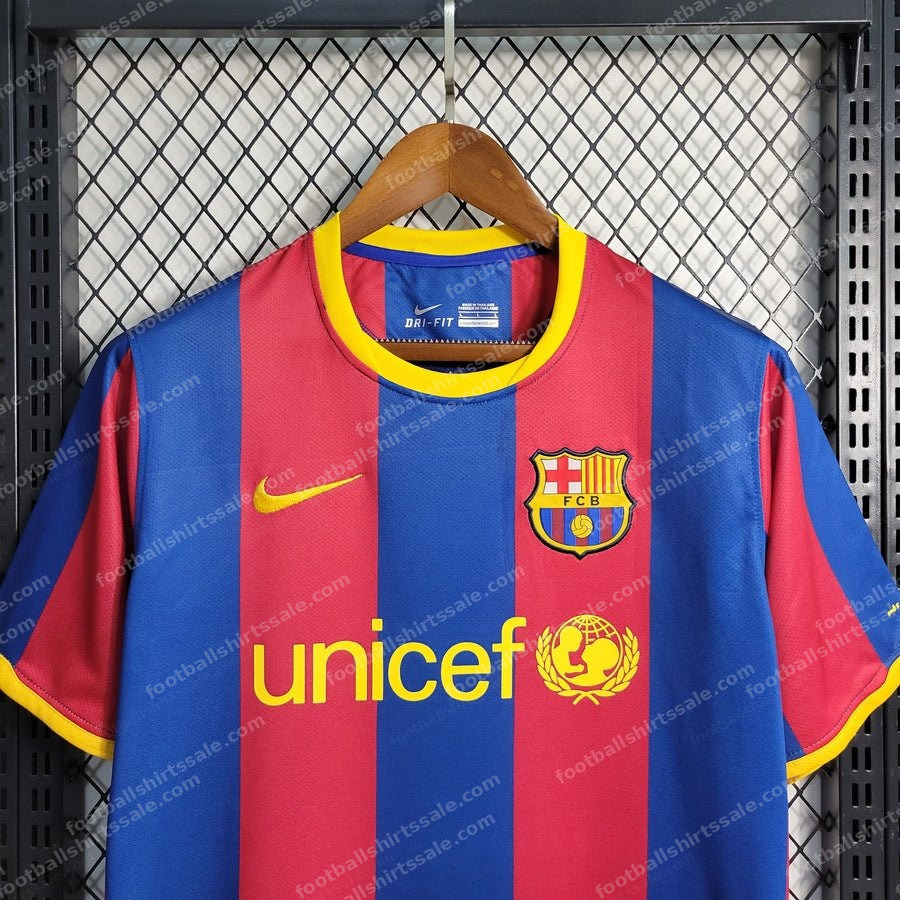 2010/2011 Retro Barcelona Home Football Shirt 1:1 Thai Quality - Detail 4