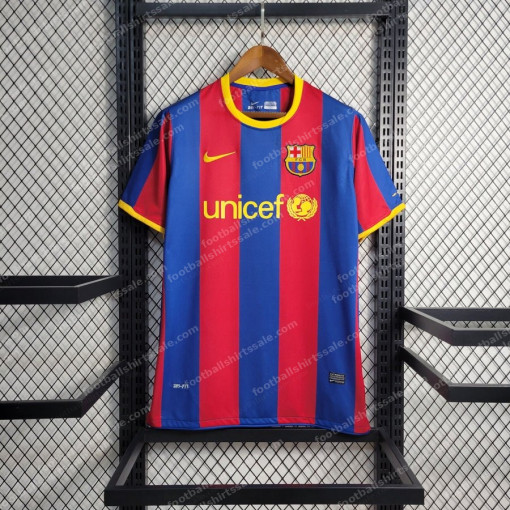 2010/2011 Retro Barcelona Home Football Shirt