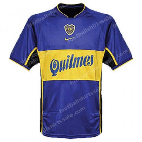 Retro Boca Juniors Home Shirt 01/02