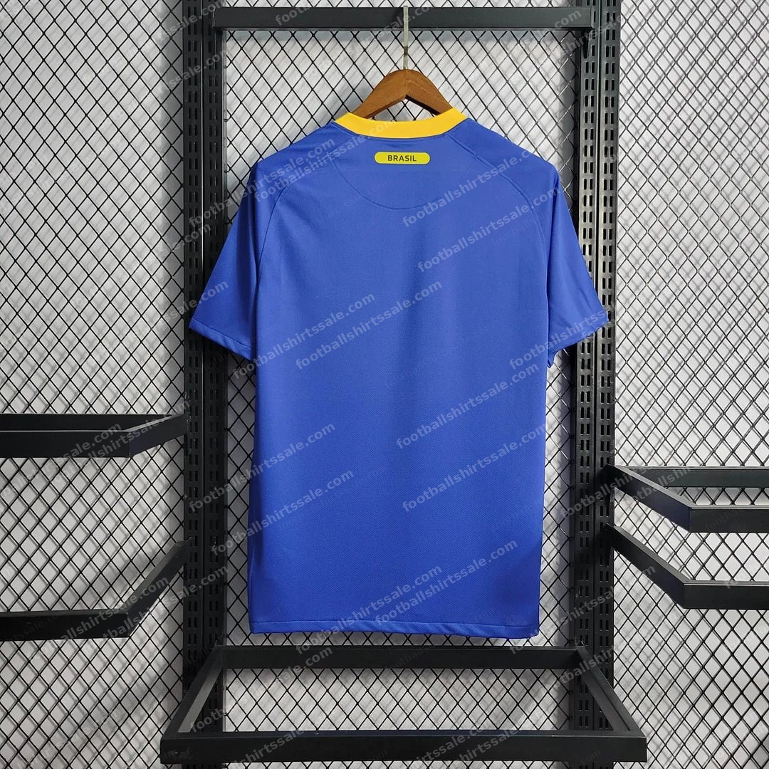 2010 Retro Brazil Away Football Shirt 1:1 Thai Quality - Detail 1