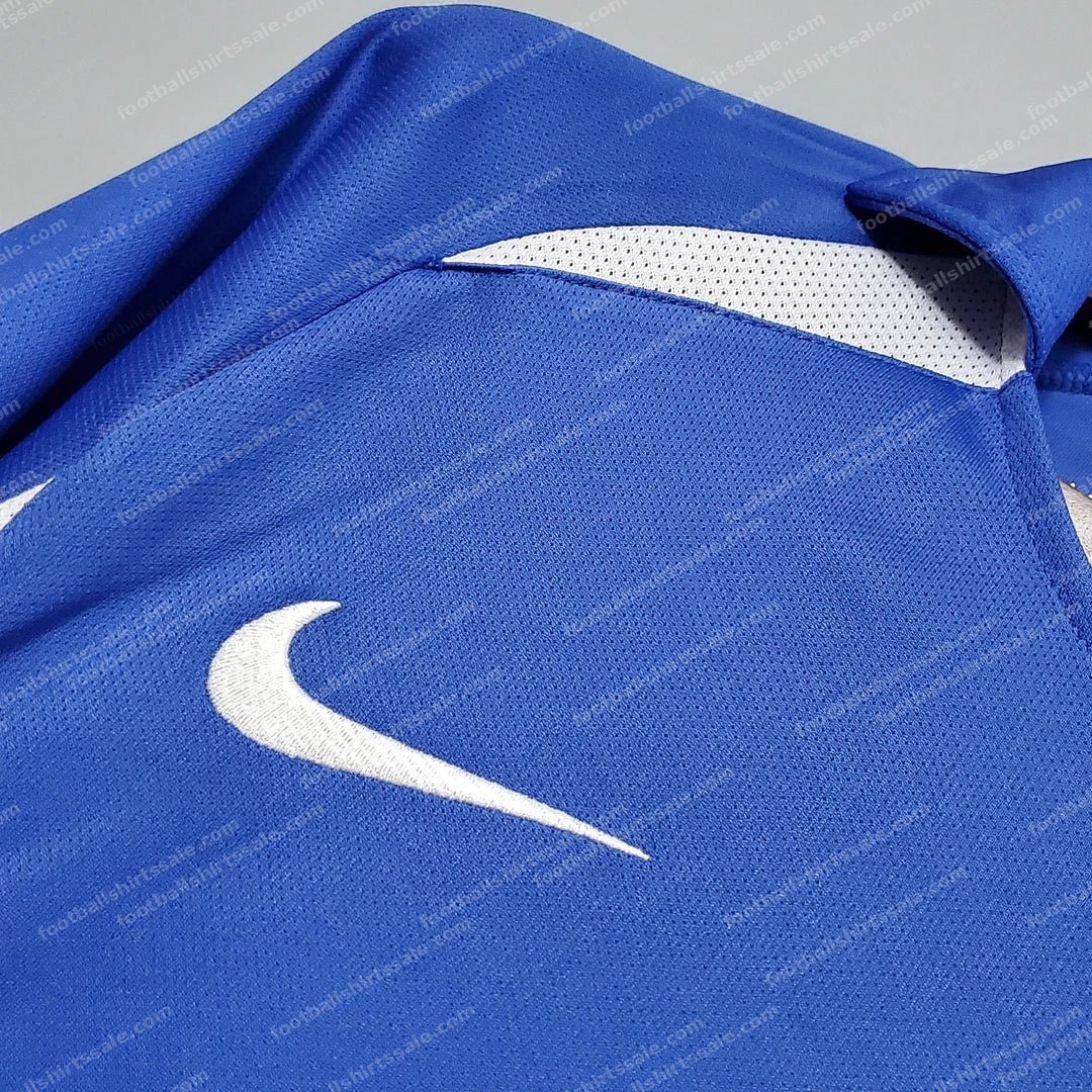 2002 Retro Brazil Away Soccer Jersey - Detail 6