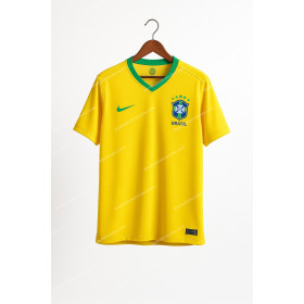 2018 Retro Brazil Football Jersey Home