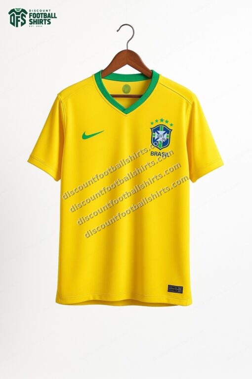 2018 Retro Brazil Football Jersey Home