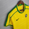 1998 Retro Brazil Soccer Jersey Home - Detail 7