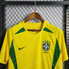 2002 Retro Brazil Soccer Jersey Home - Detail 1