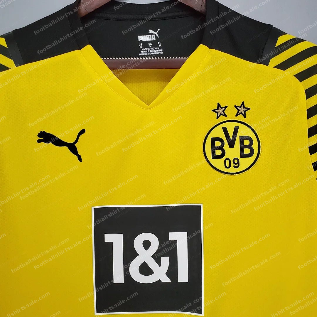 2021/2022 Retro Football Shirt Dortmund Home - Detail 3