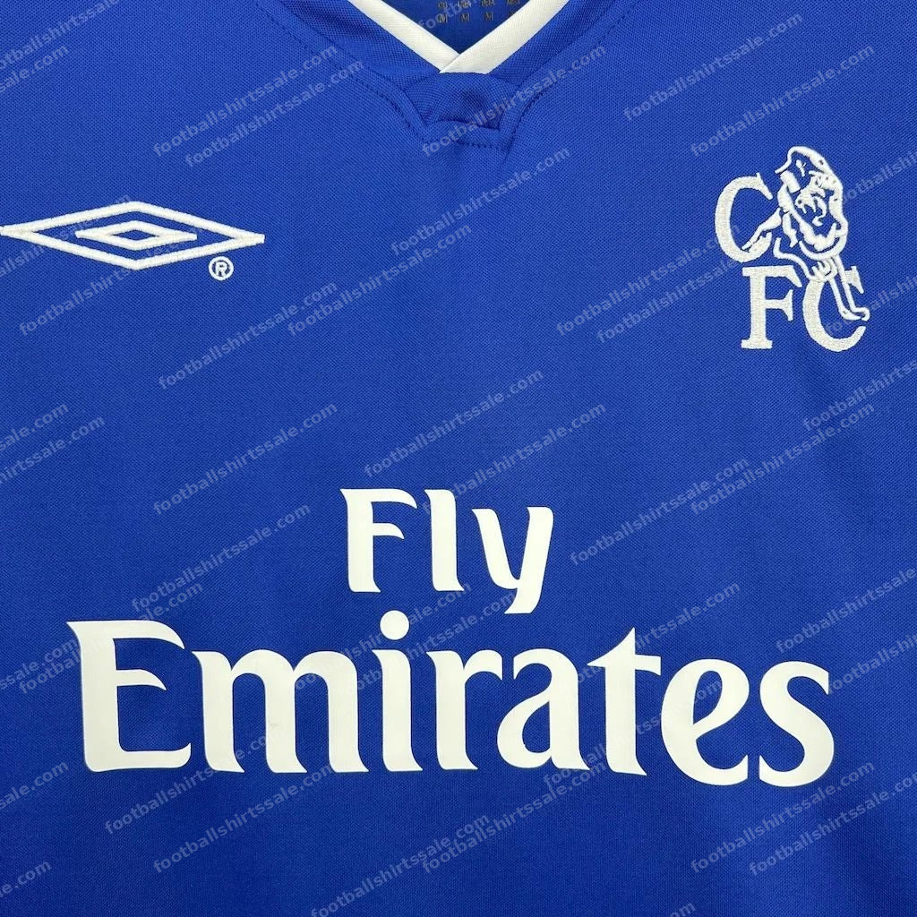 2004/2005 Retro Chelsea Home Football Shirt - Detail 1