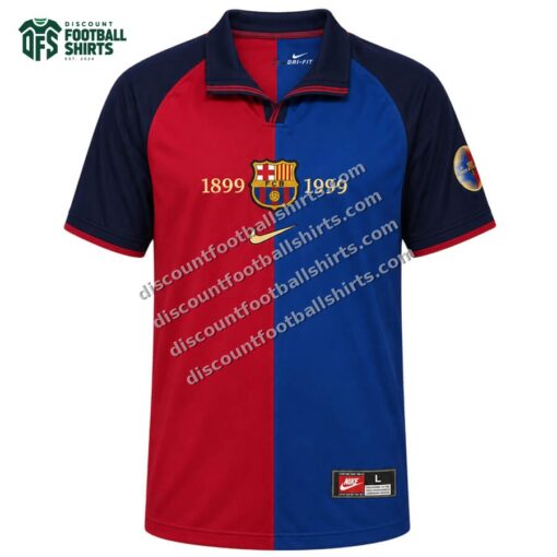 Retro FC Barcelona Centenary Home Shirt 1999