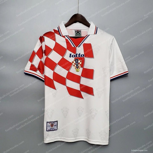1998 Retro FIFA World Cup Croatia Home Soccer Shirt