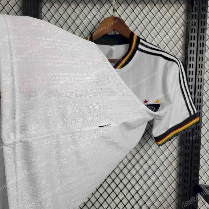 1996 Retro Germany Home Soccer Jersey - Detail 4