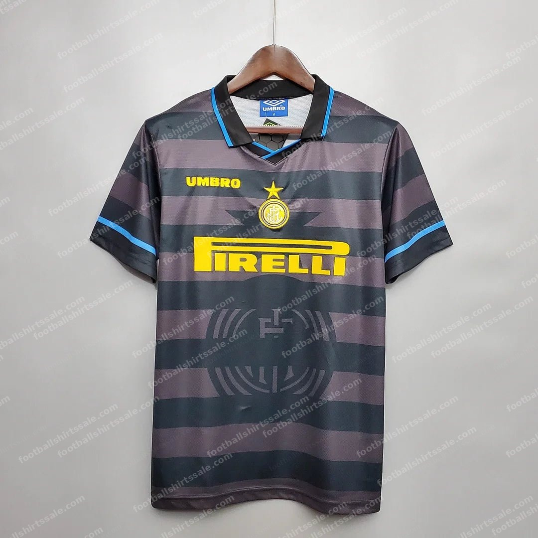1997/1998 Retro Internazionale Milan Away Football Jersey 1:1 Thai Quality