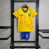 1994 Retro Kids Size Brazil Home Soccer Jersey