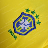 1998 Retro Kids Size Brazil Home Soccer Jersey - Detail 6