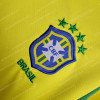2002 Retro Kids Size Brazil Home Soccer Jersey - Detail 6