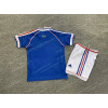 1998 Retro Kids Size France Home Football Shirt - Detail 1