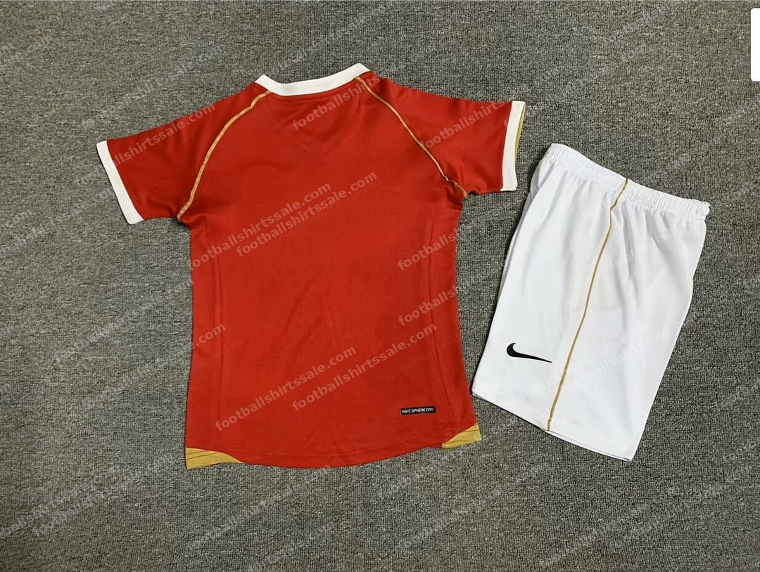 2006/2007 Retro Kids Size Manchester United Home Football Shirt 1:1 Thai Quality - Detail 1