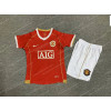 2006/2007 Retro Kids Size Manchester United Home Football Shirt 1:1 Thai Quality