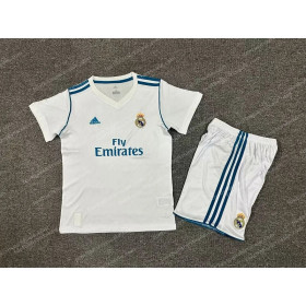 2017/2018 Retro Kids Size Real Madrid Home Football Shirt