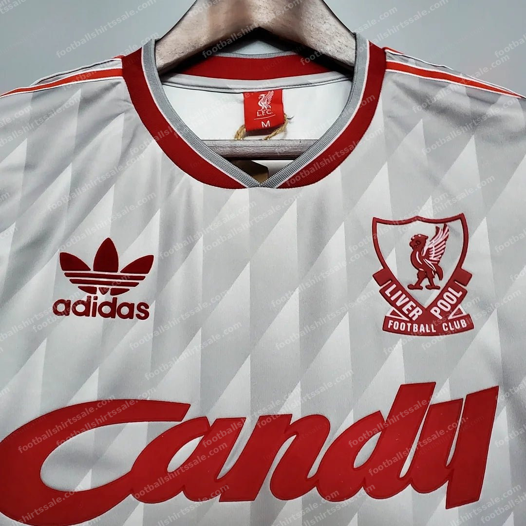 1990/1991 Retro Liverpool Away Football Shirt 1:1 Thai Quality - Detail 2