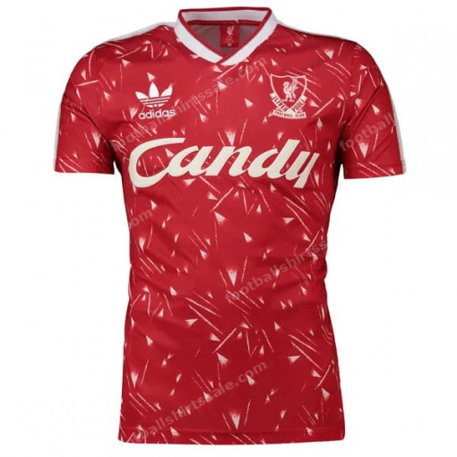 Retro Liverpool Candy Home Shirt 89/91