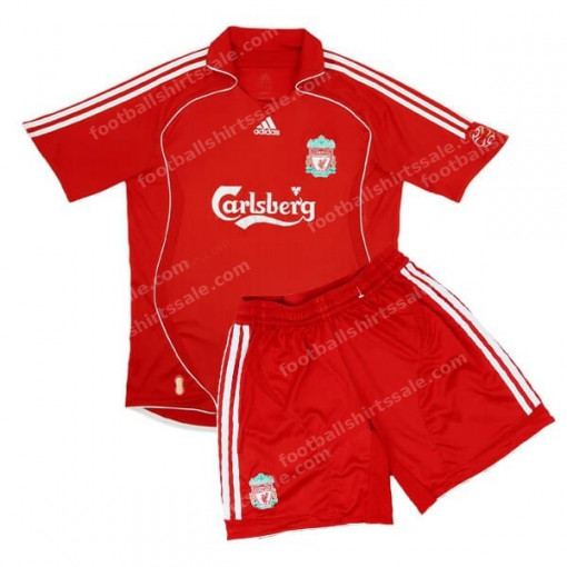 Retro Liverpool Home Kids Kit 06/08