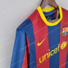 2010/2011 Retro Long Sleeve Barcelona Home Football Shirt 1:1 Thai Quality - Detail 3